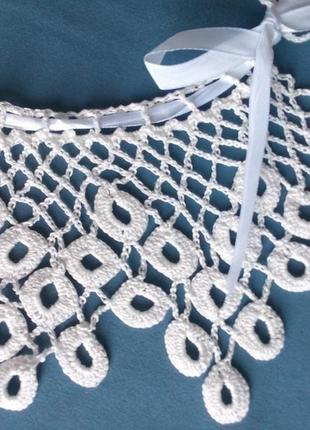 Воротник крючком