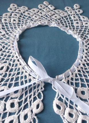 Воротник крючком