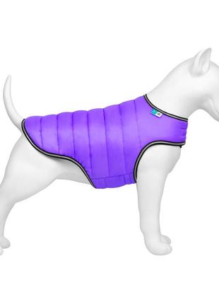 Курточка-накидка для собак airyvest, xxs, b 29-36 см, с 14-20 см фиолетовый