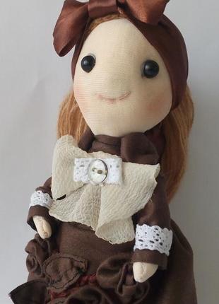 Текстильная интерьерная кукла эмма2 фото