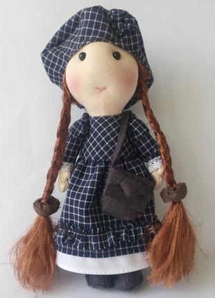 Текстильна лялька ручної роботи софі.3 фото
