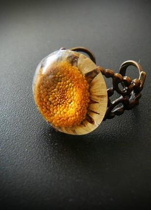 Кольцо из эпоксидной (ювелирной) смолы ручной работы2 фото