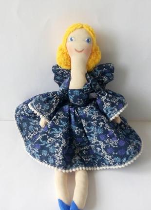 Интерьерная текстильная кукла в стиле тильда