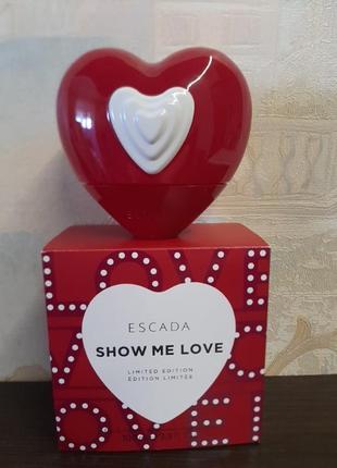 Escada show me love розпив по 10мл