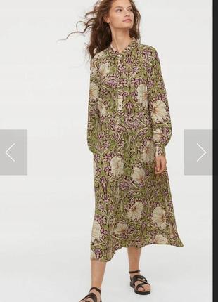 Платье с вискозы  h&m
