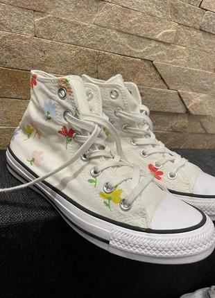 Кеды белые converse chuck taylor оригинал4 фото