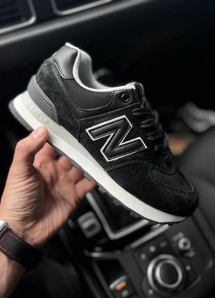 Женские-подростковые замшевые кроссовки new balance 574