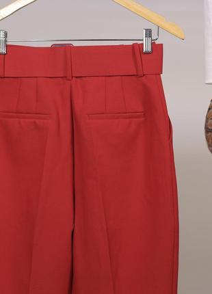 Яркие красные брюки zara6 фото