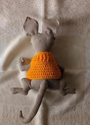Кот сфинкс интерьерная игрушка. текстильная игрушка кот сфинкс. кот марс.9 фото