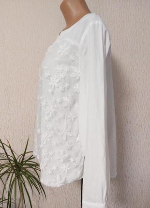 Блуза белая4 фото