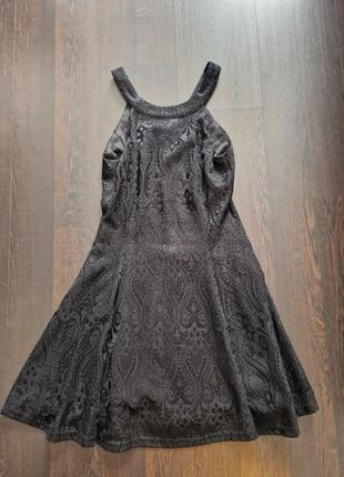 Черное мини платье, размер s3 фото