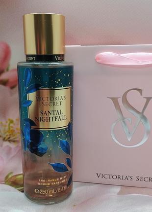 Парфюмированный мист для тела и волос santal nightfall victoria’s secret.