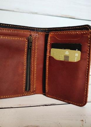 Black &amp; brown wallet5 фото