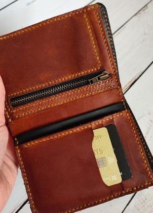 Black &amp; brown wallet7 фото