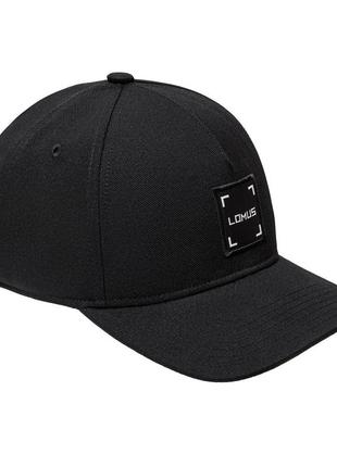 Кепка дизайнерская casual з логотипом lomus ломаченко бренд усик  черная2 фото