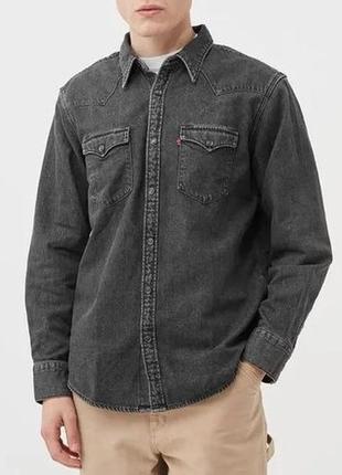 Мужская рубашка levis barstow western standard shirt2 фото