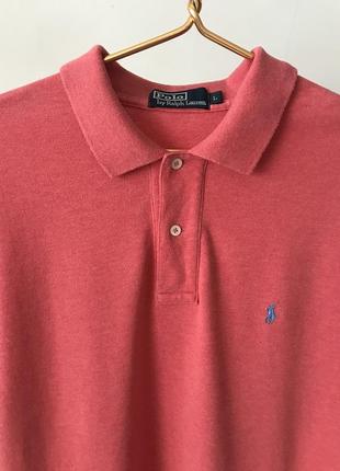 Polo ralph lauren кораллового цвета, размер l2 фото