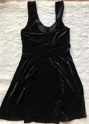 Велюровое бархатное платье открытая спинка1 фото