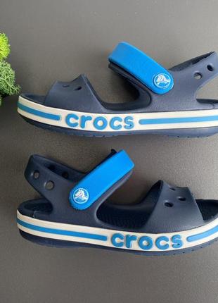 Босоножки, шлепки, сандалии crocs размер с 9, 25 - 26, стелька 15,5 см