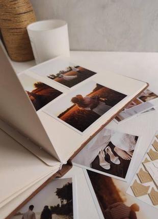 Свадебний фотоальбом, книга пожеланий велюровая обложка
