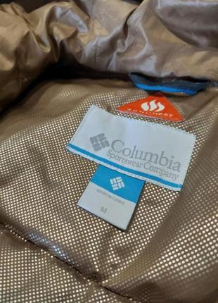 Оригинальная куртка, пуховик columbia omni-hit шоколадного цвета 46-489 фото