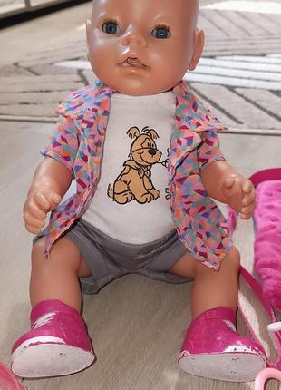 Кукла беби борн и одежда и аксессуары2 фото