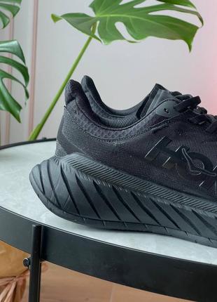 Кроссовки hoka one carbon x black6 фото