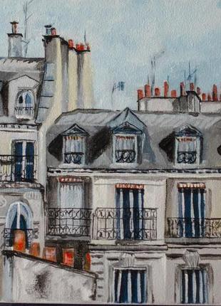 Парижские крыши, холст,масло,лак, 20*301 фото