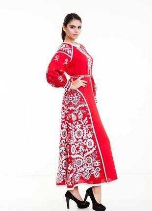 Дизайнерское платье "казацкое барокко"3 фото
