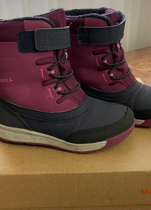 Теплые сапожки merrell