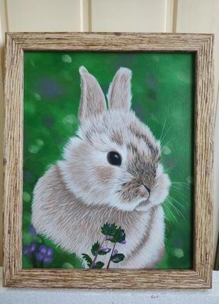 Картина кролика2 фото