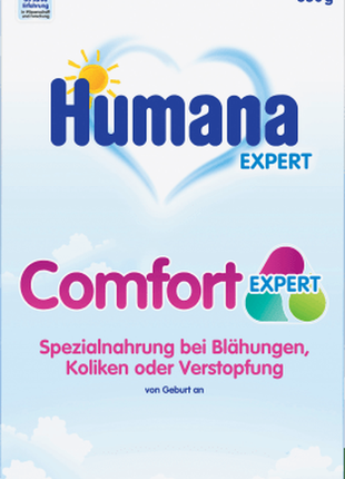 Молочна суміш humana exspert comfort