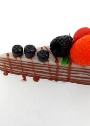 Мыло «блинный торт с ягодами»2 фото