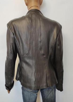 Женская натуральная кожаная куртка пиджак, р.m-xl4 фото