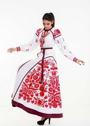 Дизайнерское платье "казацкое барокко"4 фото
