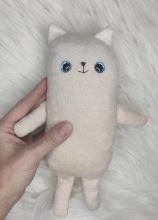 Мягкий котик плюшевый мягкая милая игрушка миленькая игрушка котик кот кошка кошечка