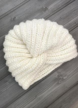 Шапочка чалма шапка узел шапка мохеровая тюрбан чалма