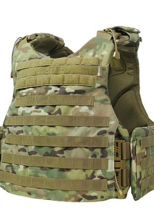 Плитоноска для збільшення захисту militex l -31.8х24.1см, xl-35.5х28см мультикам