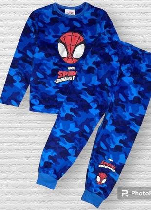 Primark легкая велюровая пижама spider- man костюм для дома и сна marvel1 фото