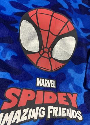 Primark легкая велюровая пижама spider- man костюм для дома и сна marvel3 фото