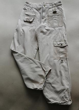 Трендовые укороченные штанишки карго в стиле 2000х