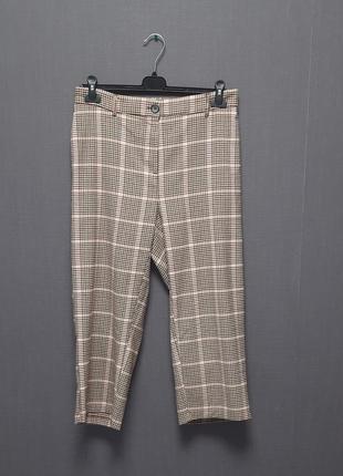 Укороченные широкие брюки брюки чинос2 фото