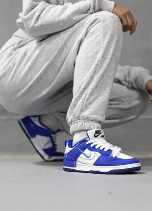 Кросівки nike dunk low disrupt 2 white royal10 фото