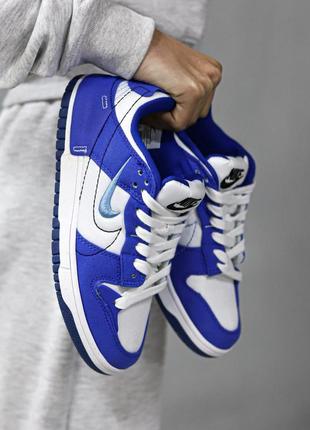 Кросівки nike dunk low disrupt 2 white royal1 фото