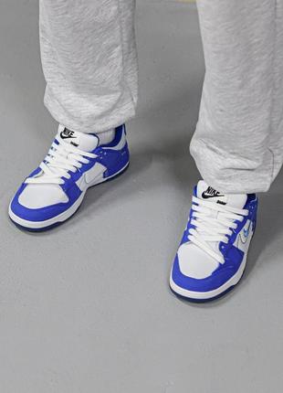 Кросівки nike dunk low disrupt 2 white royal5 фото