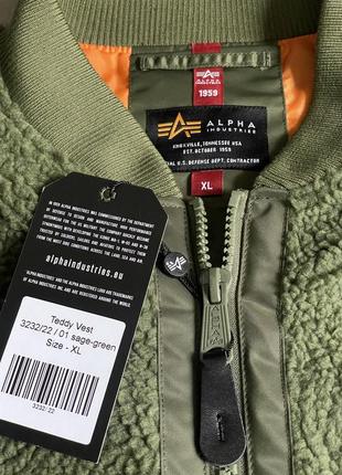 Alpha industries нова безрукавка жилет3 фото