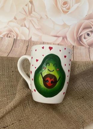 Чашка з авокадо1 фото