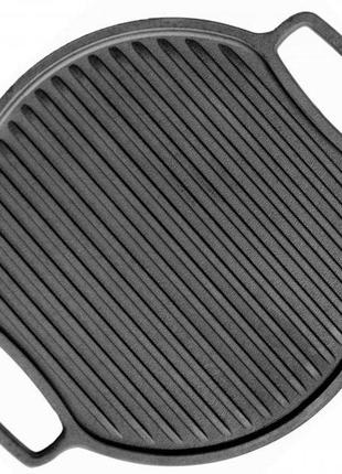 Хустка гриль сковорідка brizoll двостороння кругла 360 мм