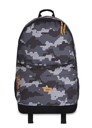 Рюкзак backpack-2 | gray triangle print 1/18 , серый1 фото