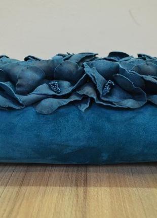 Oceanic blue romantic clutch4 фото